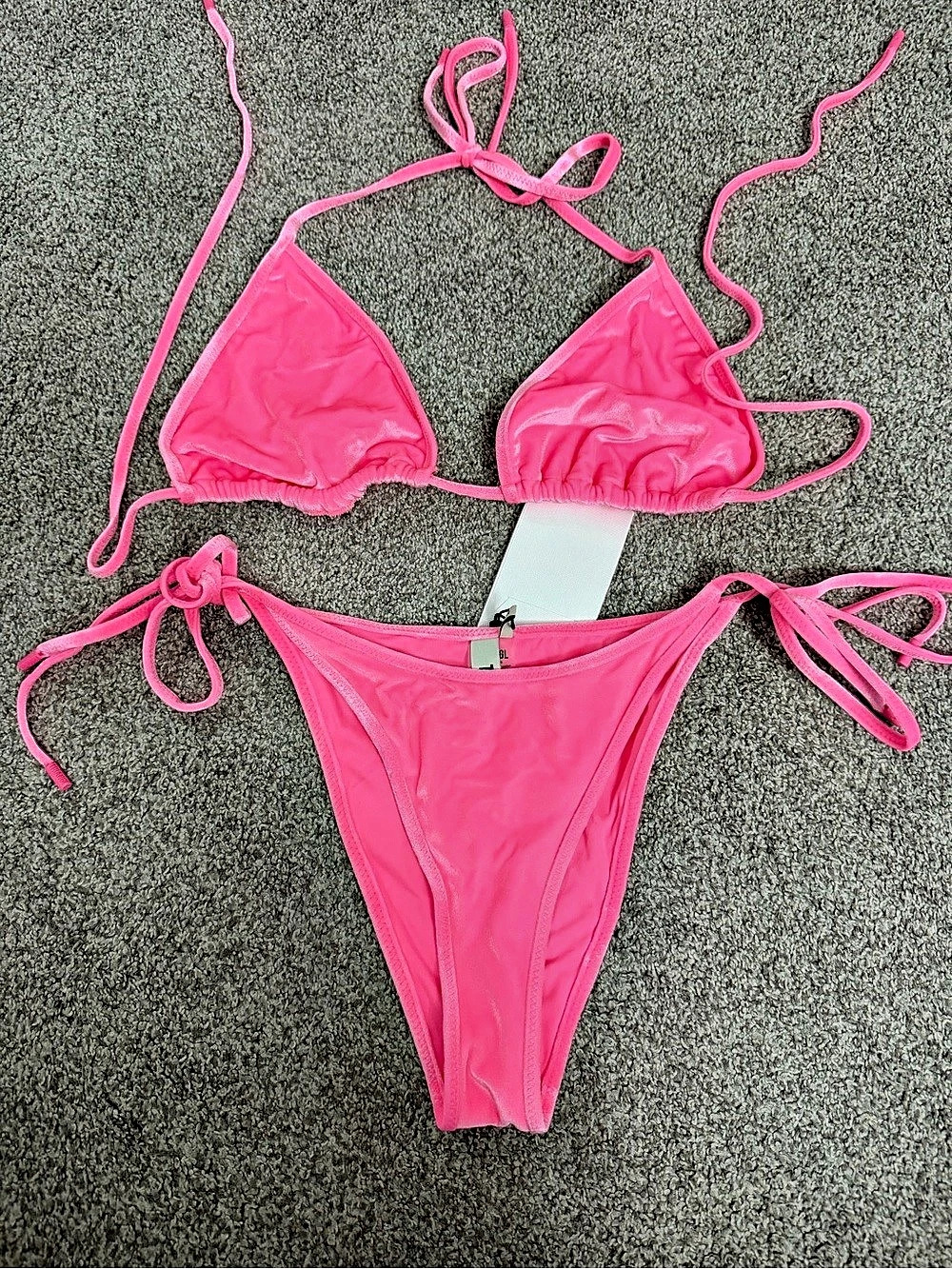 Triangl Milou - Neon Pink Bikini Set